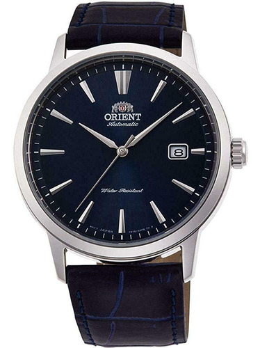 Reloj Hombre Orient Ra-ac0f06l Automátic Pulso Azul Just Wat