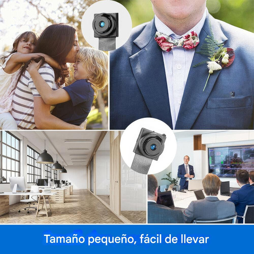 Mini Camara Espia Wifi Inalambrica Mpow, Camara De Vigilancia Oculta Para Casa O Negocio Sensor De Movimiento, Alertas, Vigila Desde Tu Celular, Bateria Recargable Full Hd