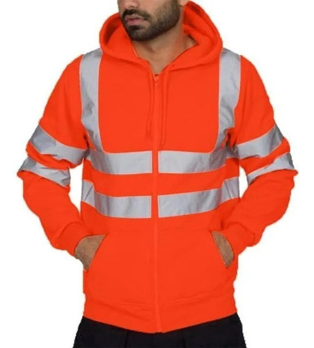 Chaqueta De Forro Polar Reflectante De Alta Visibilidad Para