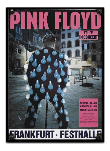 #722 - Cuadro Decorativo Vintage 30 X 40 - Pink Floyd Poster