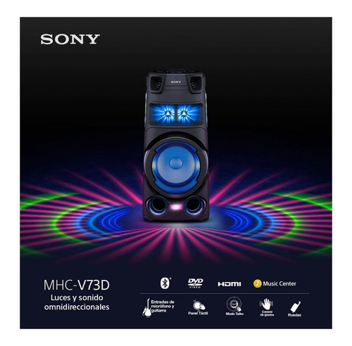 Imagen 4 de 5 de Minicomponente Sony Mhc-v73d 550w
