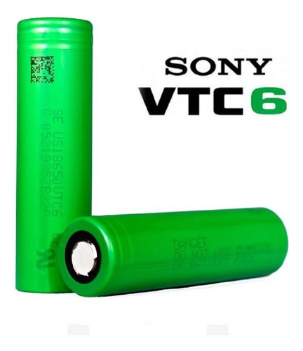 Kit 02 Baterias 18650 Vtc6 3000mah 30a Original