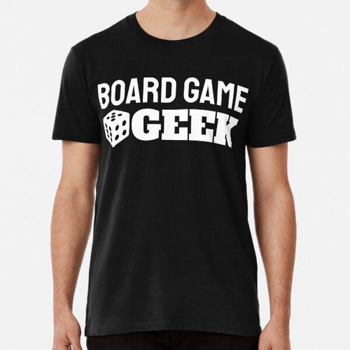 Remera Juego De Mesa Geek Text Dice Algodon Premium