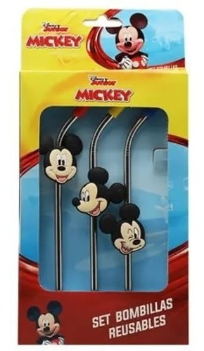 Pack X3 Bombillas Reutilizables + Cepillo Disney/marvel 