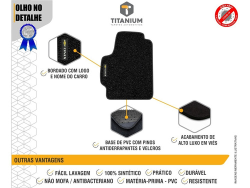 Tapete Chevrolet Onix Plus 2020/2021 Borracha Tras. Duplo