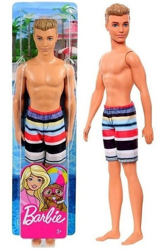 Boneco Ken Praia - Namorado Boneca Barbie - Original Mattel