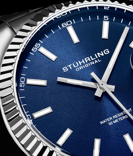 Reloj Pulsera Stuhrling Original De Acero Inoxidable