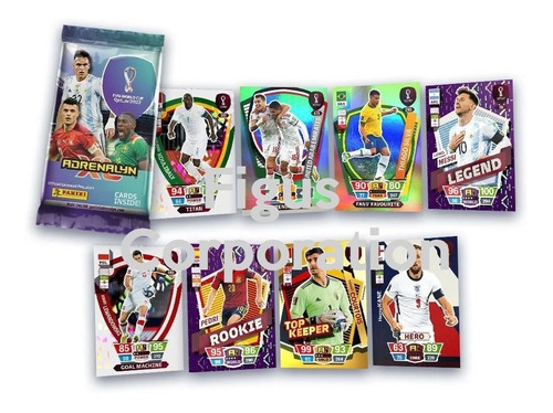 Cartas Adrenalyn Qatar 2022 Panini - Selecciones Completas