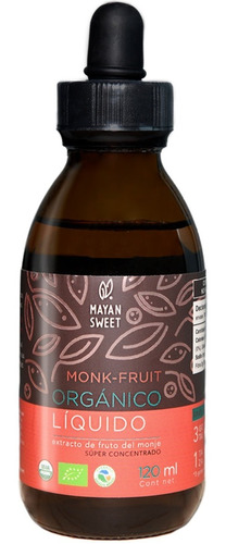 Monk Fruit Orgánico Líquido, 120ml, Mayan Sweet