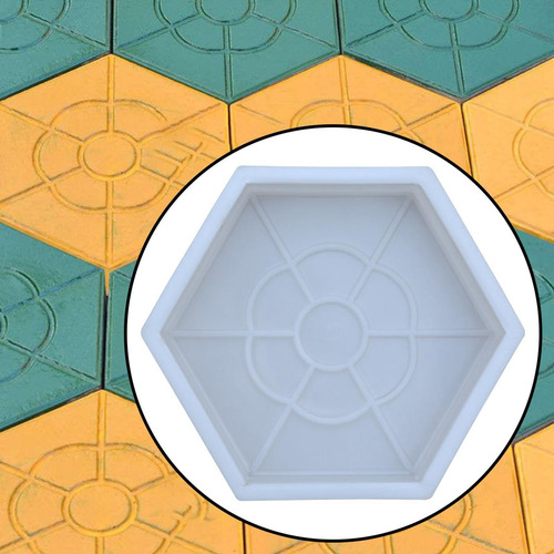 Adoquines De Cemento Hexagonales Para Pasarelas Decorativas
