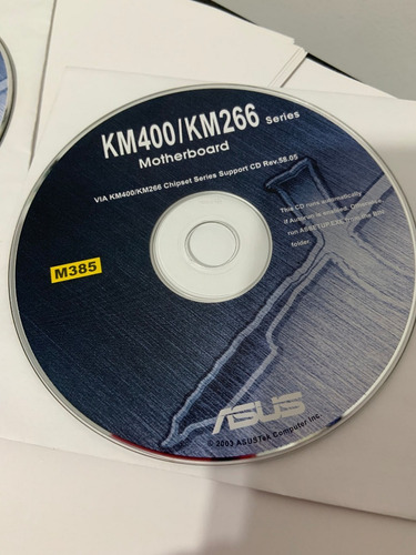 Cd Drivers Asus Km400 / Km266 Chipset Placa Mae M363 M385