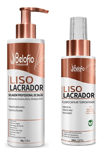 Belofio Liso Lacrador Selagem 300g + Fluido Capilar 120ml