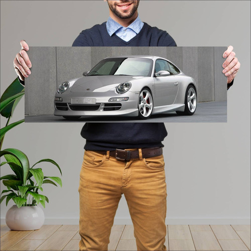 Cuadro 30x80cm Auto 2007 Porsche 911 Carrera By 476