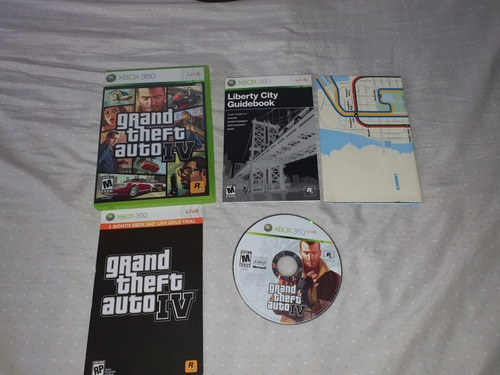 Grand Theft Auto Iv Mídia Física Xbox 360 Original