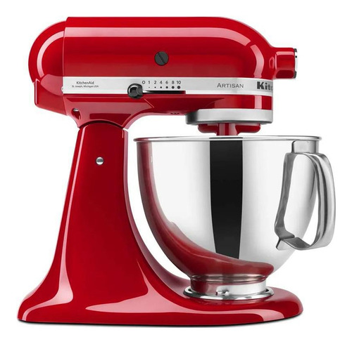 Batedeira Kitchenaid 4,8l Stand Mixer Vermelha 220v