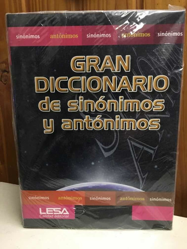 Gran Diccionario De Sinónimos Y Antónimos / Ed Lesa