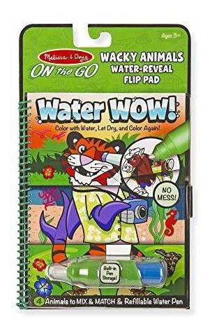 Melissa & Doug On The Go Water Wow! Almohadilla Plegable Re