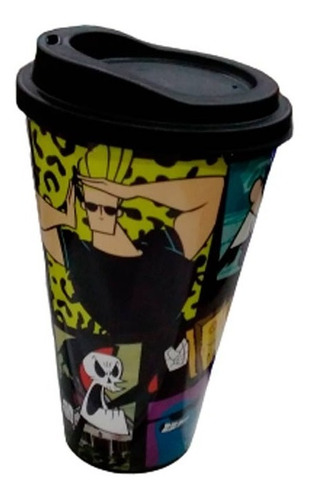 Vaso De Plastico Con Tapa Cartoon Network