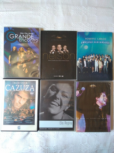 Coleção/lote 10 Dvds Sertanejo/forró/mpb - Originais (Usado)