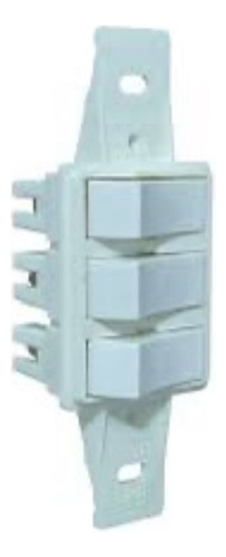 Kit C/ 4 Interruptor Triplo Simples Sem Placa P/ Condulete