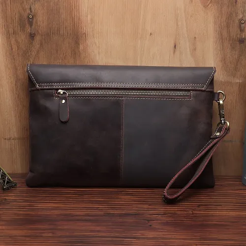 Bolso de mano cuero hotsell