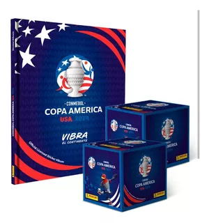 Album Panini Copa América Tapa Dura + 2 Cajas De 50 Sobres