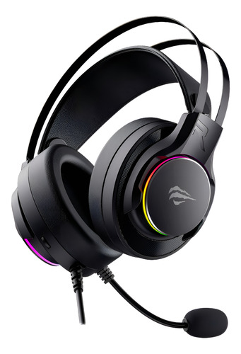 Auricular Gamer Havit H2007u Usb Rgb Negro