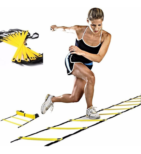 Escalera Entrenamiento Funcional 6 Mts 12 Espacios Fitness