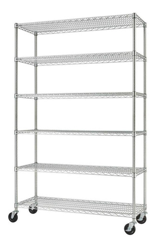 Rack Organizador Para Almacenar , Mxets-001, 6 Repisas, Peso