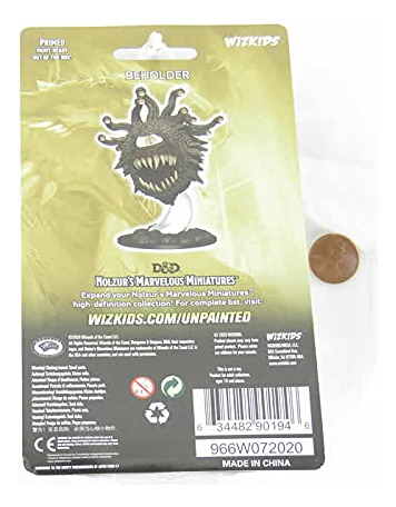 Miniaturas Sin Pintar De Dungeons & Dragons De Nolzurs: Beho