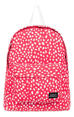 Mochila Roxy Lifestyle Mujer Sugar Baby Canvas Rjo/bco Ras