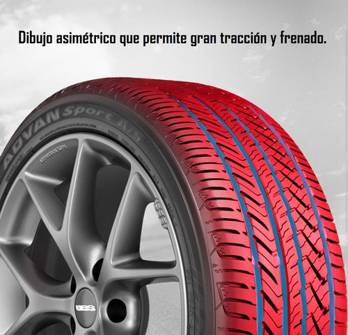 1 Llanta Advsportas Yokohama 275/35r20 102y