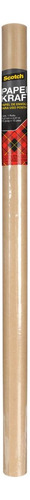 Rollo Papel Kraft Multiusos Scotch 76cm X 4.5 Mt Pack 2 Pzas Marrón Claro