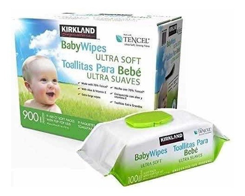 Toallitas Húmedas Para Bebés Kirkland Signature 900 Pzas