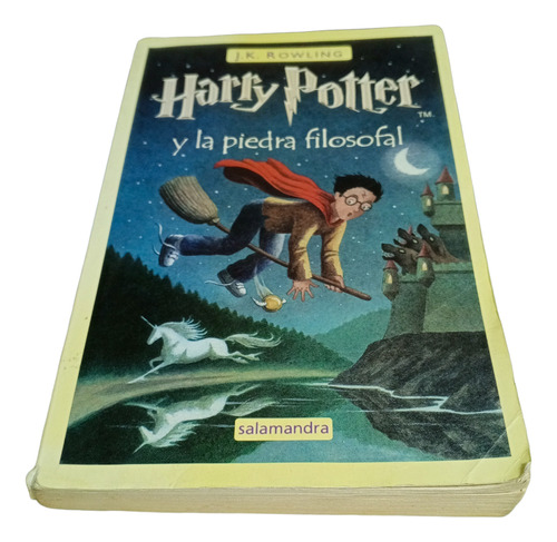 Harry Potter Y La Piedra Filosofal Libro