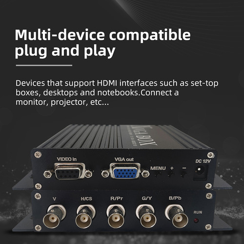 Convertidor De Vídeo Inicial Plug-and-play De Mda Cga Ega A