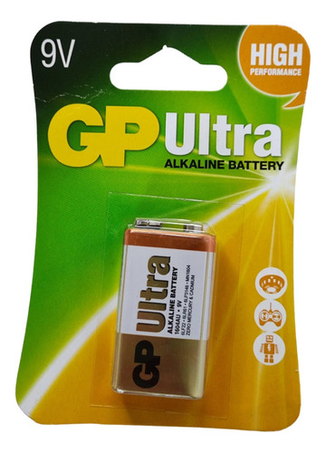Bateria Pila Super Alcalina 9v 1604a Cuadrada Gp 6f22/6lr61 