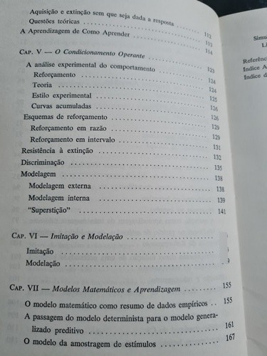 Psicopedagogia: Aprendizagem Condicionamento Instrumental (Usado)