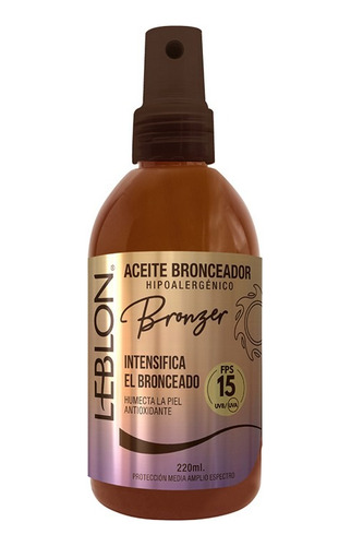 Leblon Aceite Bronceador Fps15 220 Ml