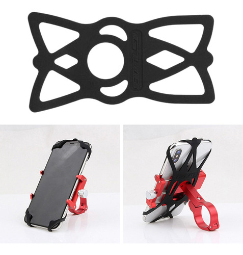 Bandas De Silicona Para Bicicleta, Soporte De Negro