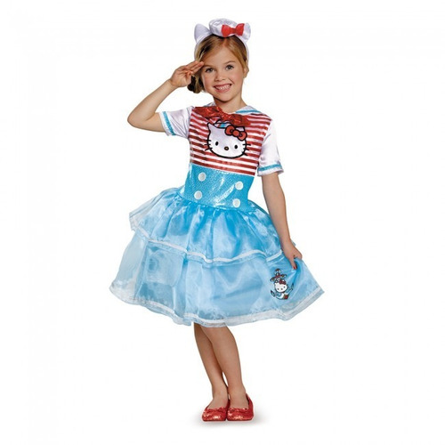 Disfraz, Vestido Niña Princesa Hello Kitty.