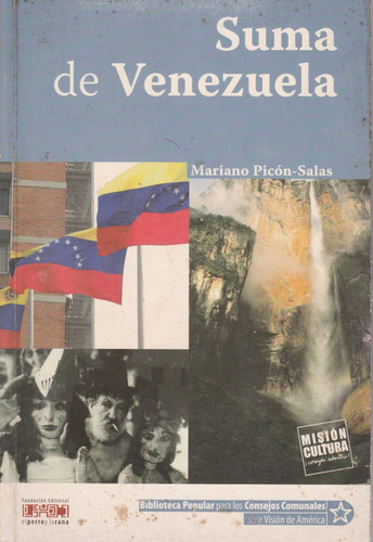Libro Suma De Venezuela Mariano Picón Salas