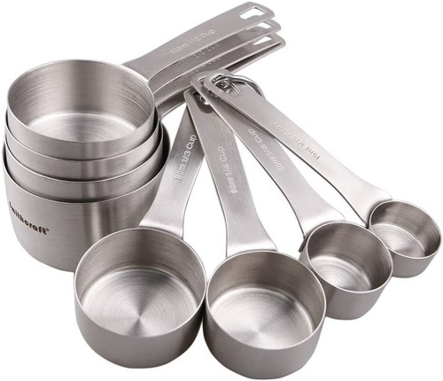 Juego De Tazas Medidoras Smithcraft Tipo B, Acero Inoxidable
