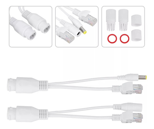 Divisor De Cabo De Adaptador Poe De Alimentação Passiva Via
