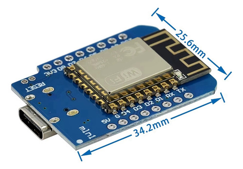 2 Unidades Esp8266 Esp-12 Ch340g Ch340 V2 Usb Para Wemos D1