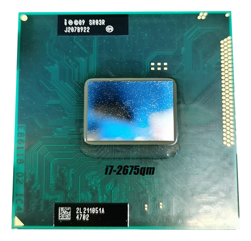 Intel Core I7 2675qm 2.20ghz 45w 4 Núcleos 8 Subprocesos