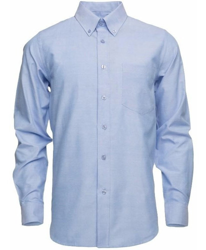 Camisa Manga Larga En Oxford Textilia