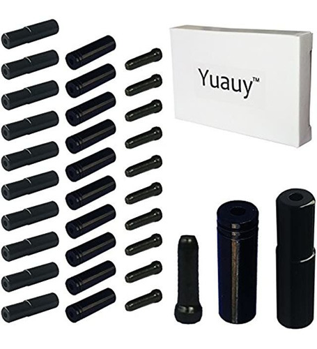 Yuauy (total 30 pcs) 10 pcs 5 mm), Color Negro Montaña Bici