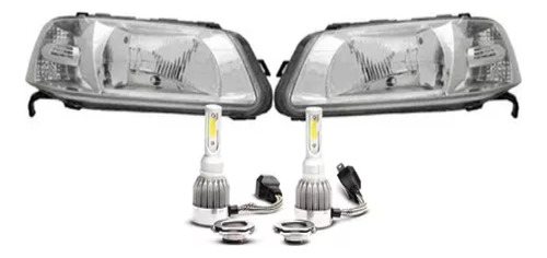 Juego Optica Vw Gol G3 1999 2000 2001 2002 2003 Sd +cree Led