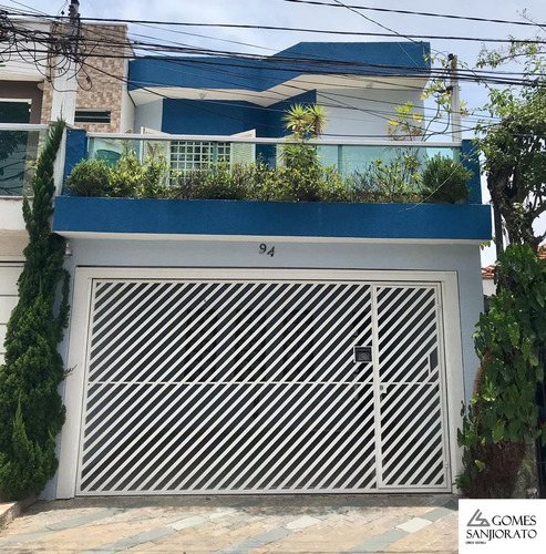 Sobrado Para A Venda No Bairro Jardim Pilar Em Santo André - Sp. - So00121 - 69013894